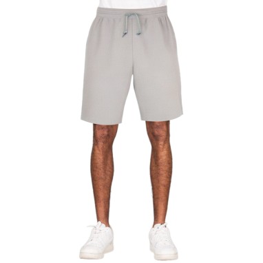 Grey mesh breathable elastic men's shorts