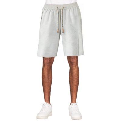 Grey cotton loose breathable men's shorts