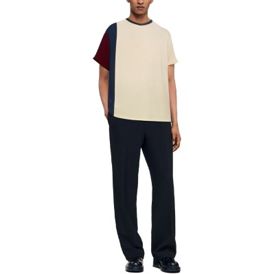 Lightweight colorblock quick-drying men's T-shirt