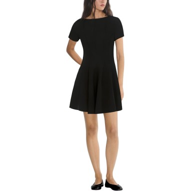 Fashionable wavy wide skirt dress for women
