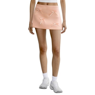 Pink fashion bowknot women's short skirt