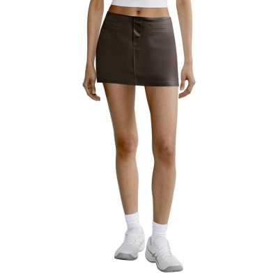 Summer fashion faux pocket ladies short skirt