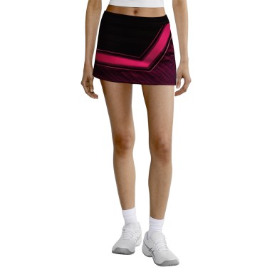 High quality elastic waist side slits women's short skirt